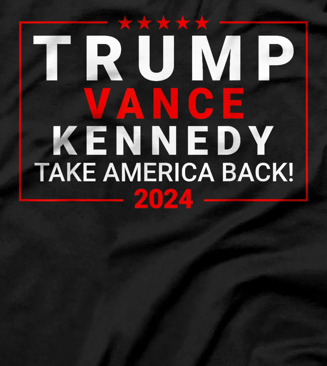 Trump Vance Kennedy take America back again T-Shirt