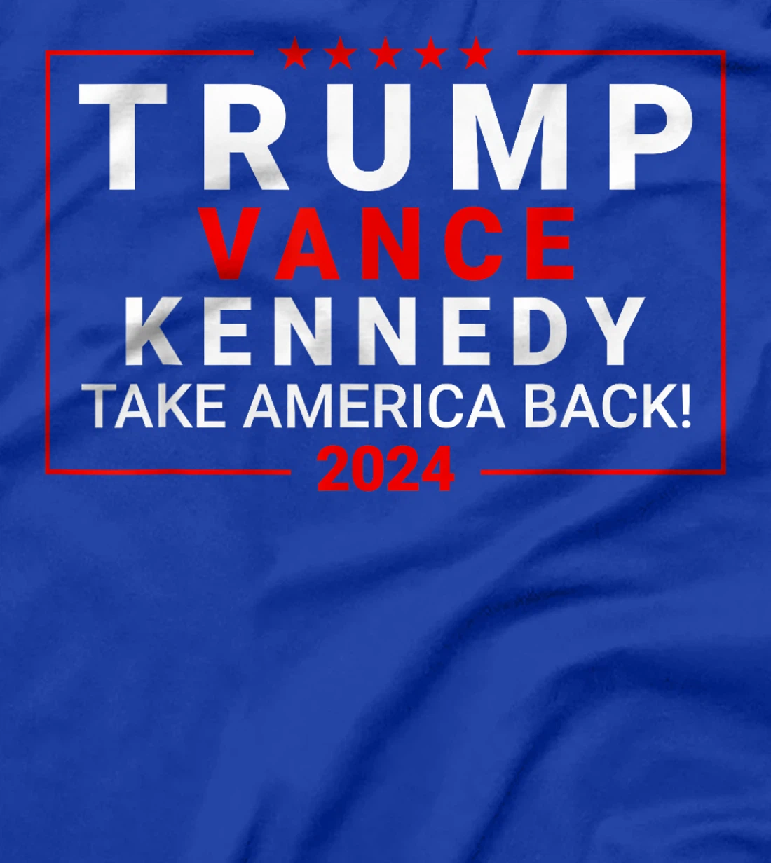 Trump Vance Kennedy take America back again T-Shirt