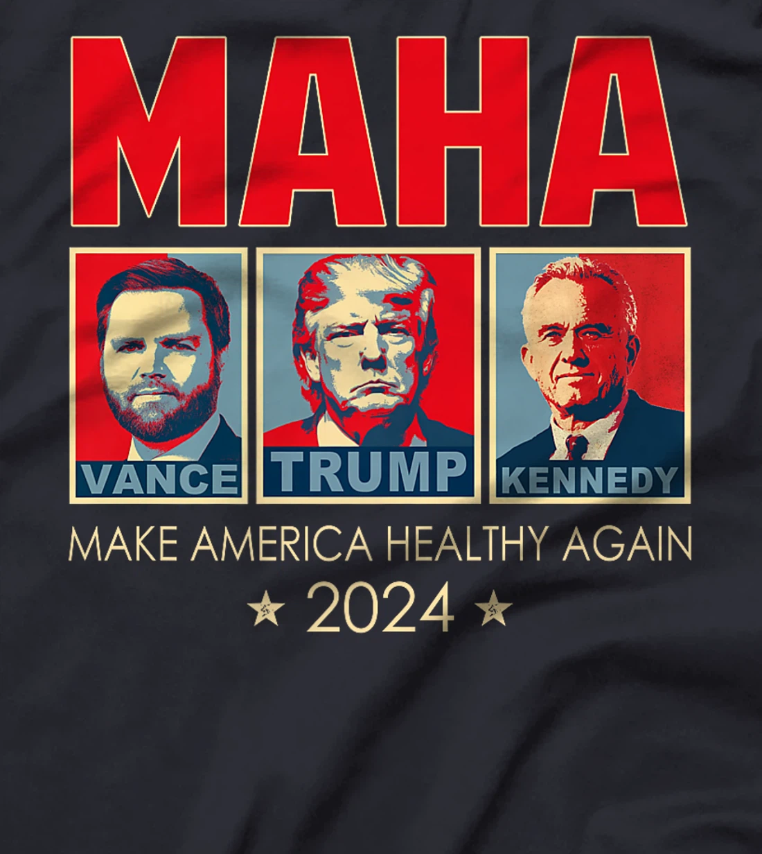 Trump Vance Kennedy 2024 MAHA Make America Healthy Again Premium T-Shirt