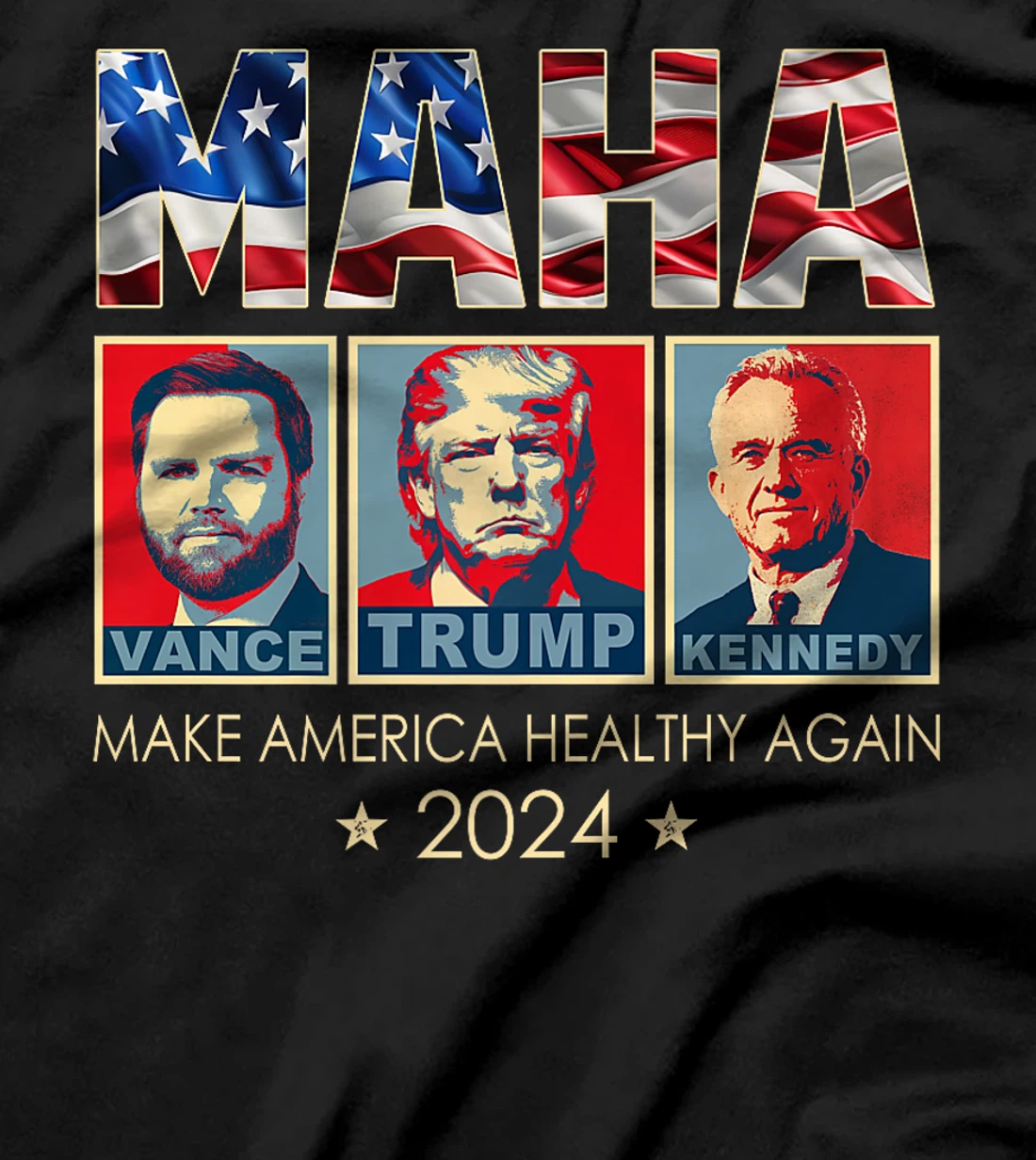 Trump Vance Kennedy 2024 MAHA Make America Healthy Again Premium T-Shirt
