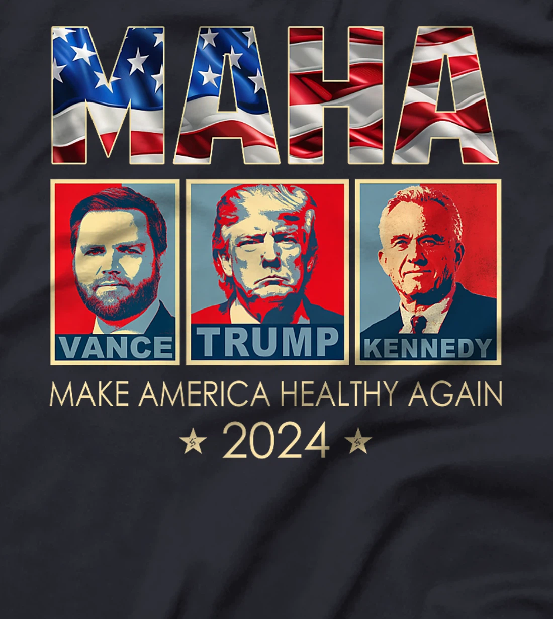 Trump Vance Kennedy 2024 MAHA Make America Healthy Again Premium T-Shirt