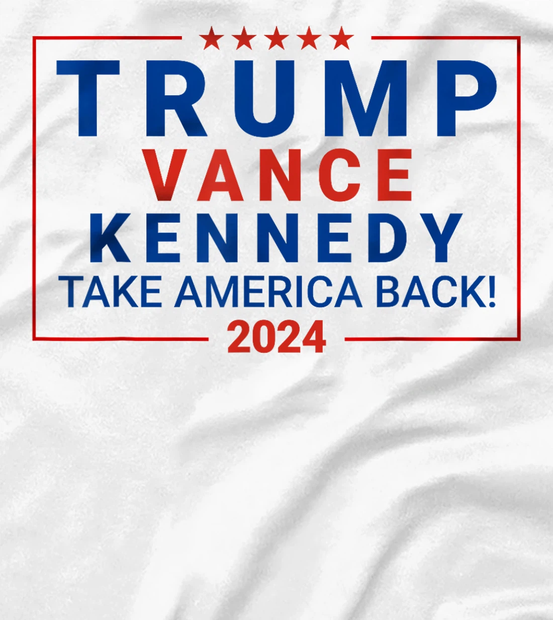 Trump Vance Kennedy take America back again T-Shirt