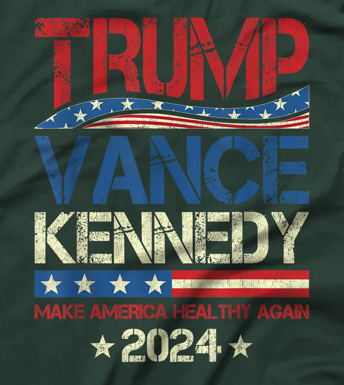 Trump Vance Kennedy 2024 MAHA Make America Healthy Again T-Shirt