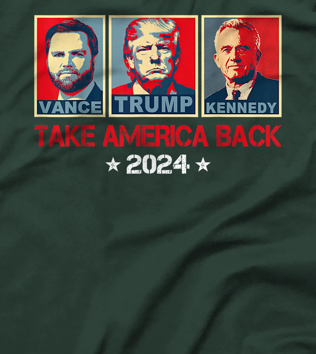 Trump Vance Kennedy take America back again T-Shirt