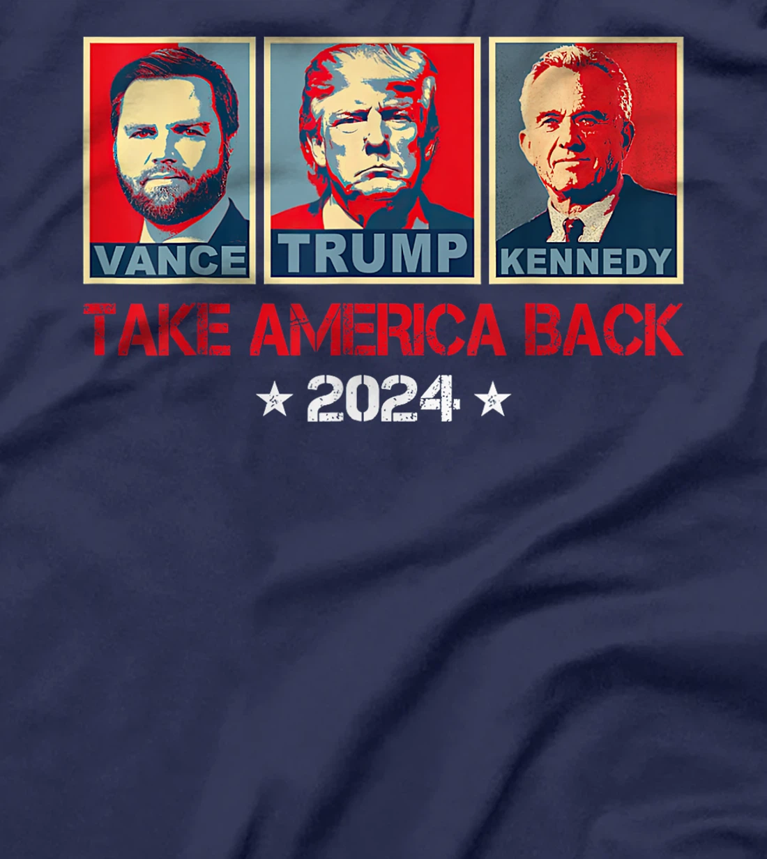 Trump Vance Kennedy take America back again T-Shirt