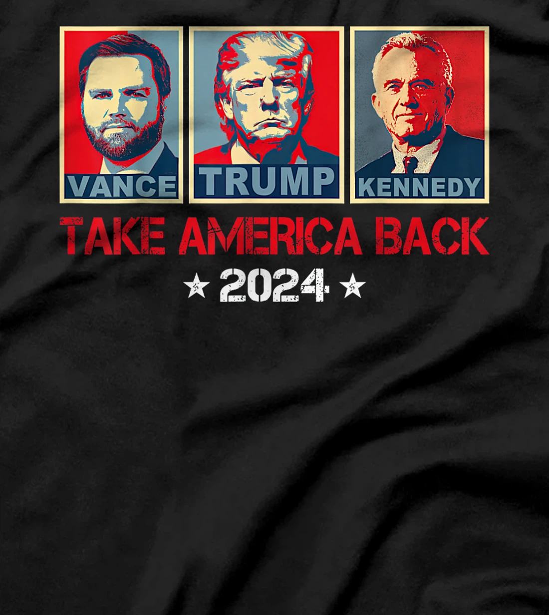 Trump Vance Kennedy take America back again T-Shirt