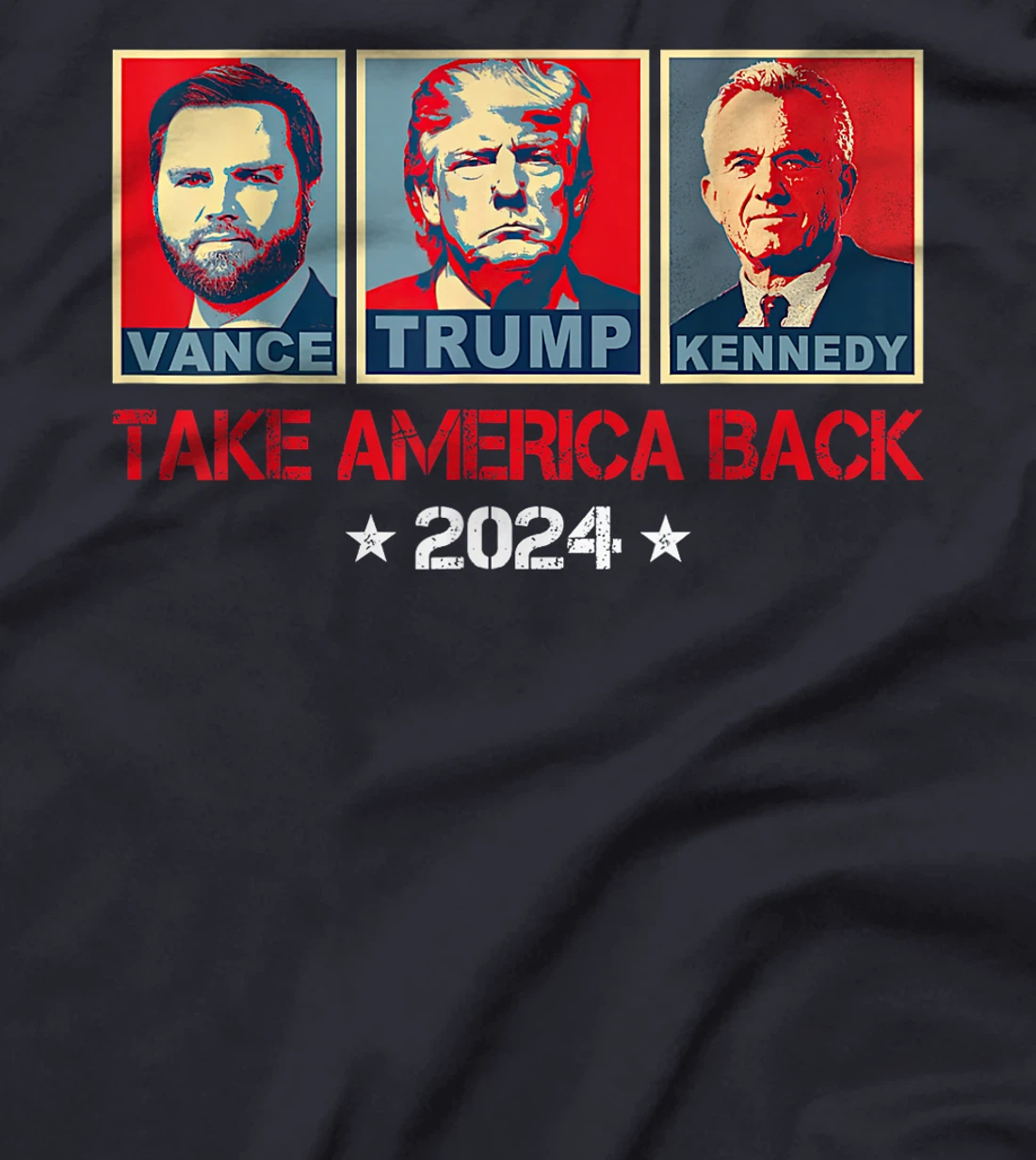 Trump Vance Kennedy take America back again T-Shirt