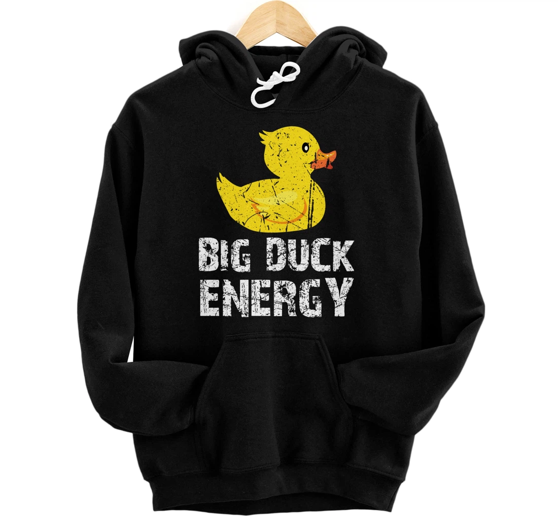 Funny Ducks Lover Big Duck Energy Yellow Ducky Farm Animal Pullover Hoodie