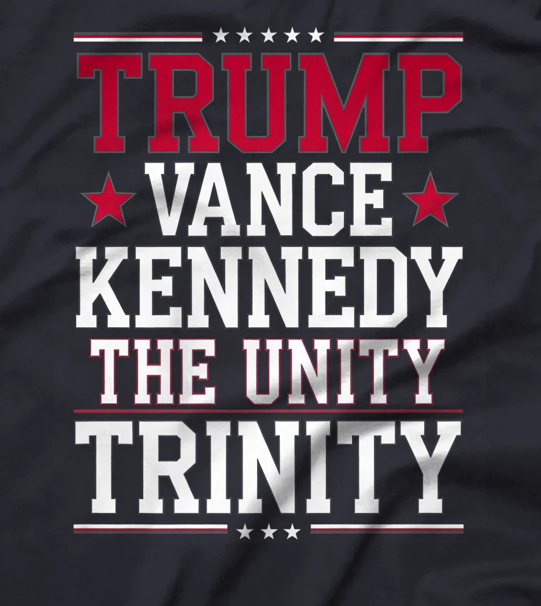 Trump Vance Kennedy The Unity Trinity USA Presidential 24 Premium T-Shirt