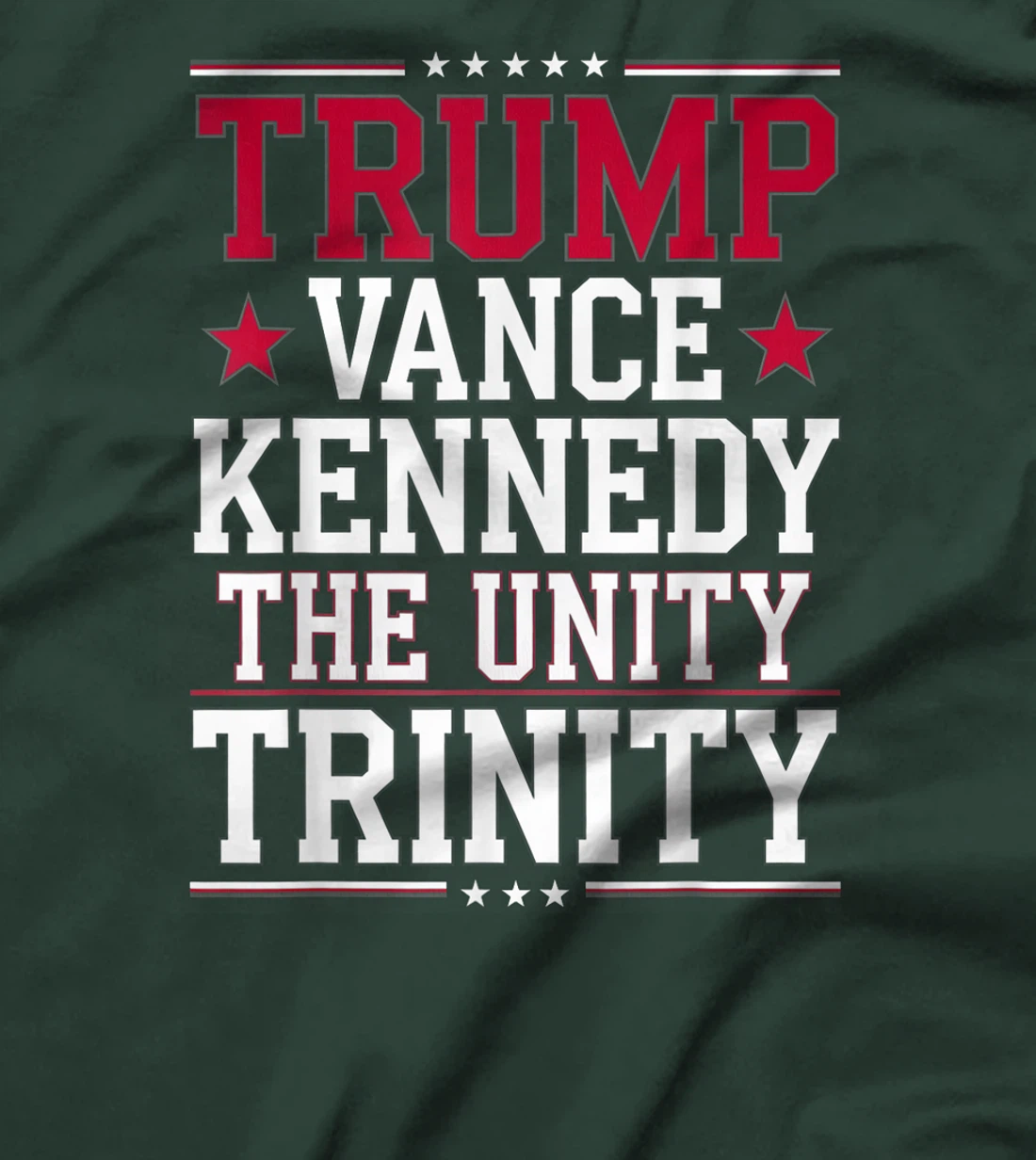 Trump Vance Kennedy The Unity Trinity USA Presidential 24 T-Shirt
