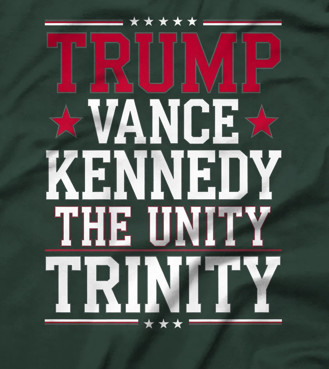 Trump Vance Kennedy The Unity Trinity USA Presidential 24 Premium T-Shirt