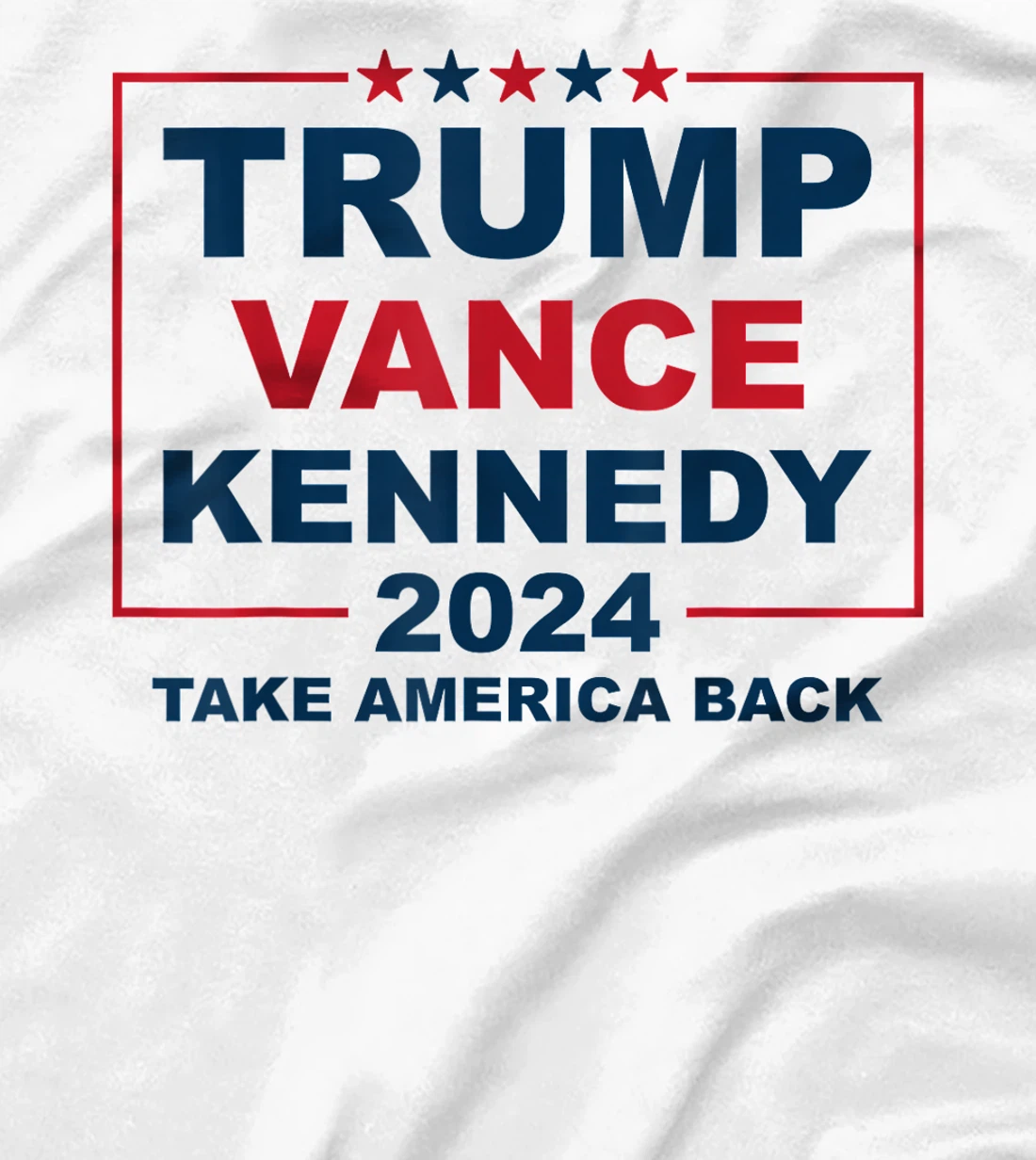 Trump Vance Kennedy take America back again T-Shirt