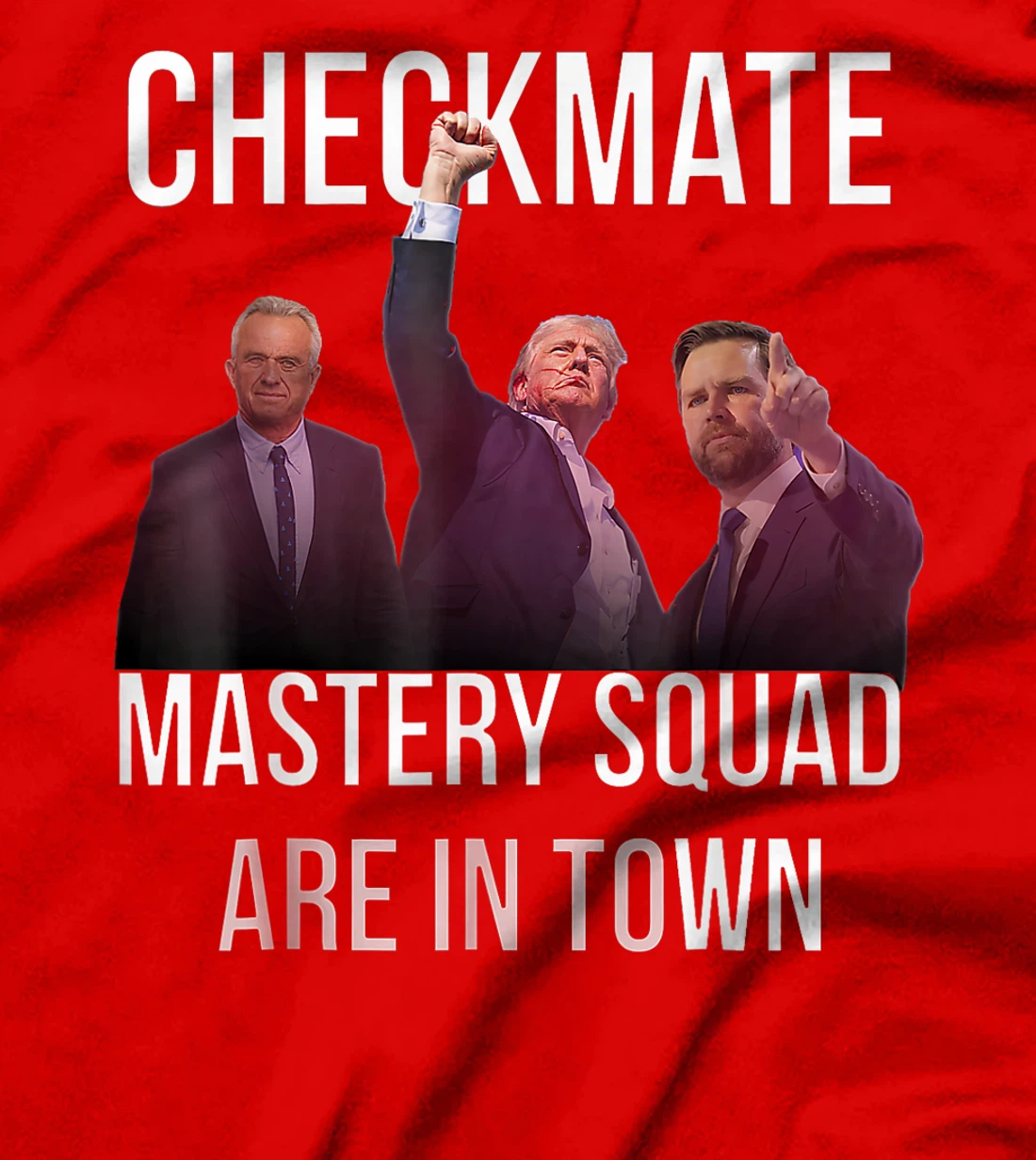 Trump Vance Kennedy Checkmate Mastery Squad 2024 Election T-Shirt