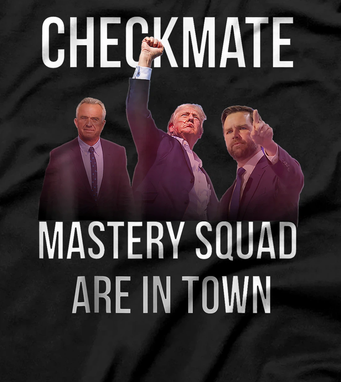 Trump Vance Kennedy Checkmate Mastery Squad 2024 Election T-Shirt