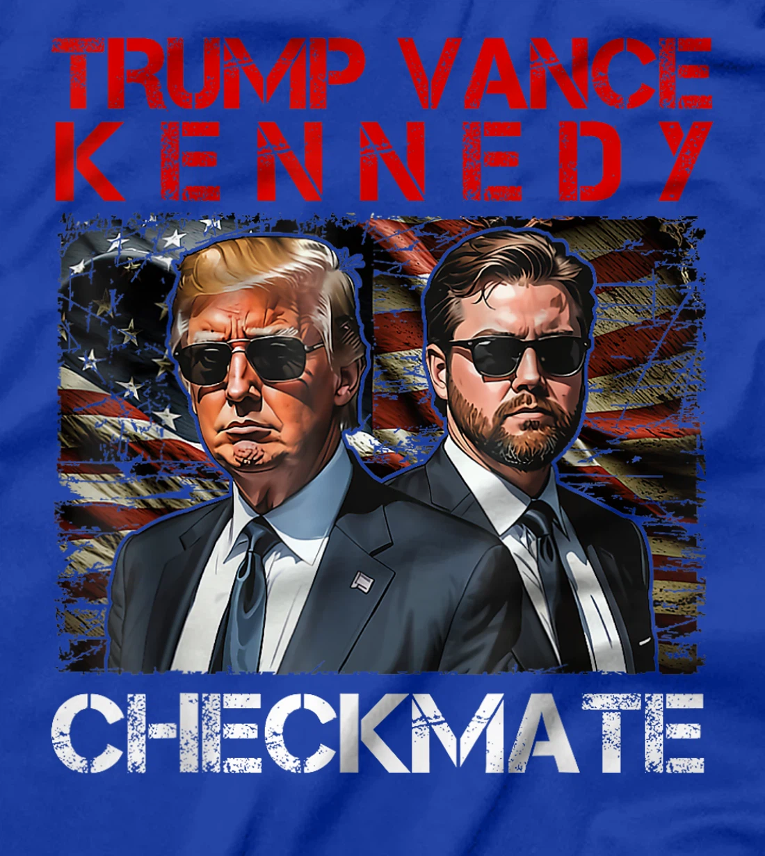 Trump Vance Kennedy Checkmate 2024 Election Republican Trump T-Shirt