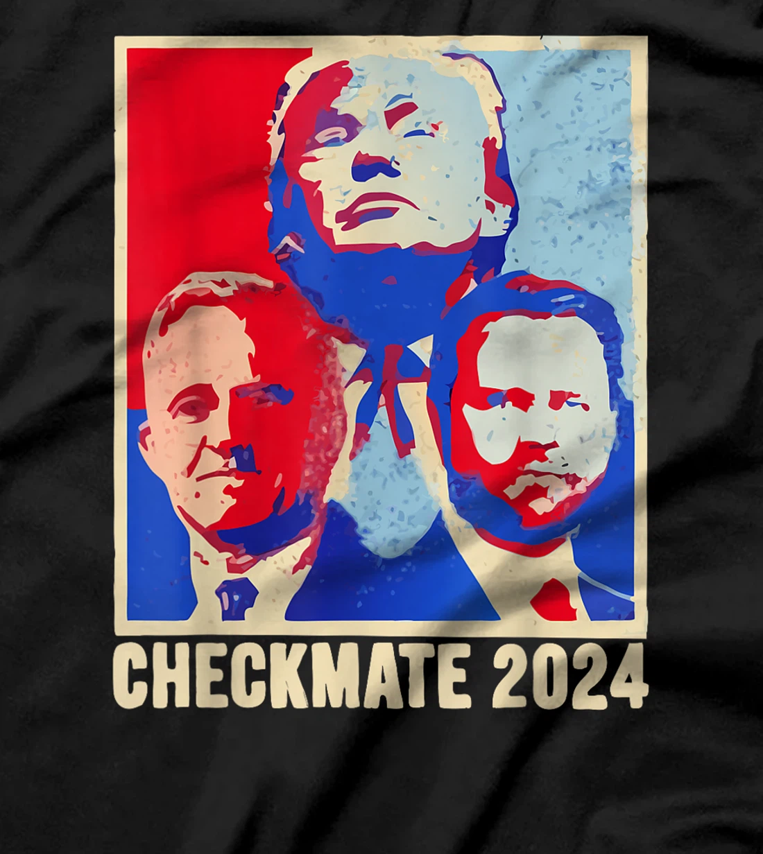 Trump Vance Kennedy Checkmate 2024 Election Flag T-Shirt