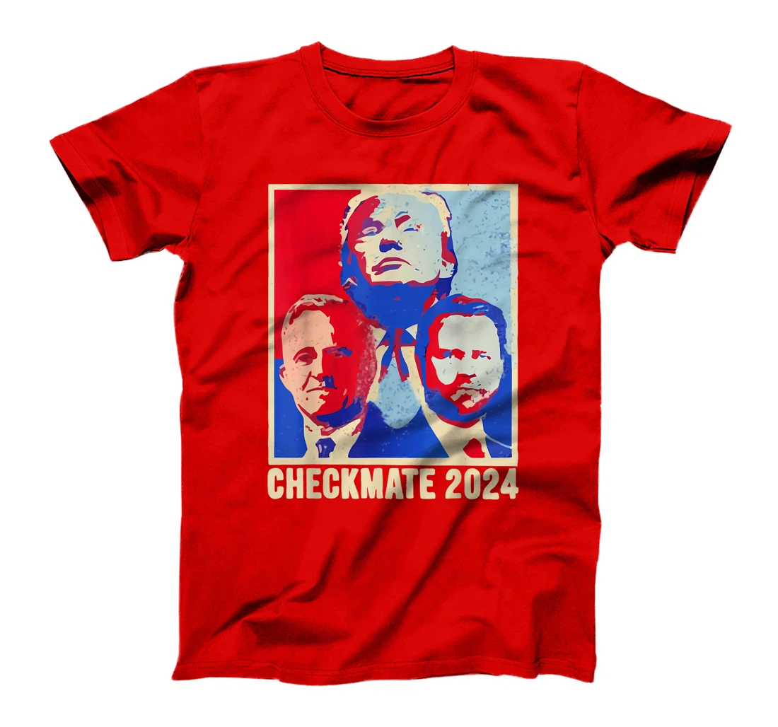 Trump Vance Kennedy Checkmate 2024 Election Flag T-Shirt