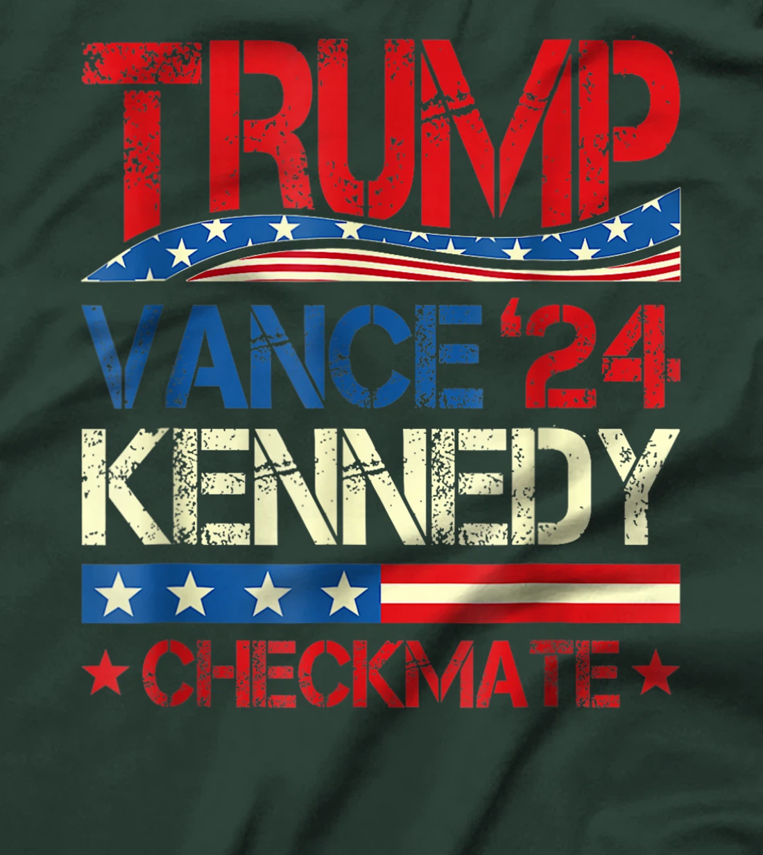 Trump Vance Kennedy Checkmate 2024 Election Republican T-Shirt