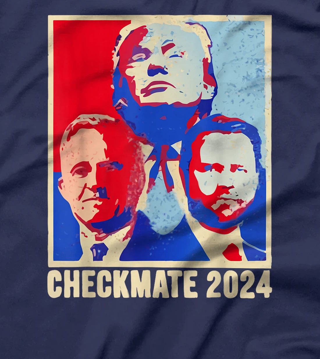 Trump Vance Kennedy Checkmate 2024 Election Flag T-Shirt