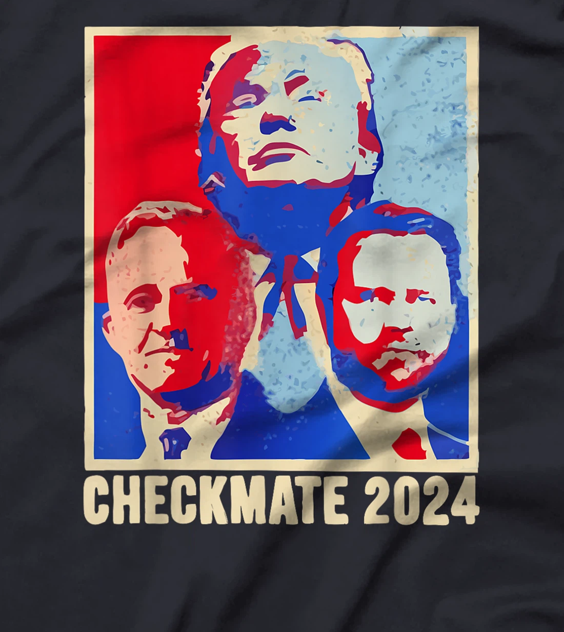 Trump Vance Kennedy Checkmate 2024 Election Flag T-Shirt