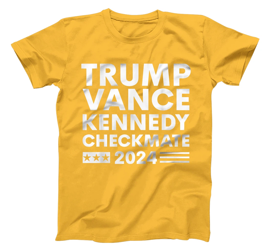 Trump Vance Kennedy Checkmate 2024 Election Flag T-Shirt