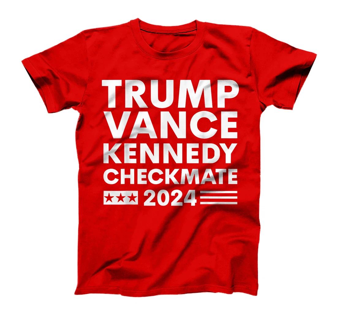Trump Vance Kennedy Checkmate 2024 Election Flag T-Shirt