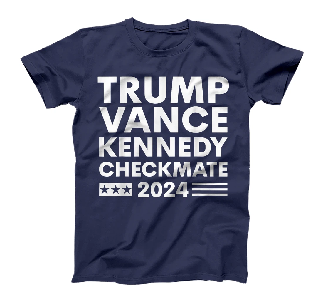 Trump Vance Kennedy Checkmate 2024 Election Flag T-Shirt