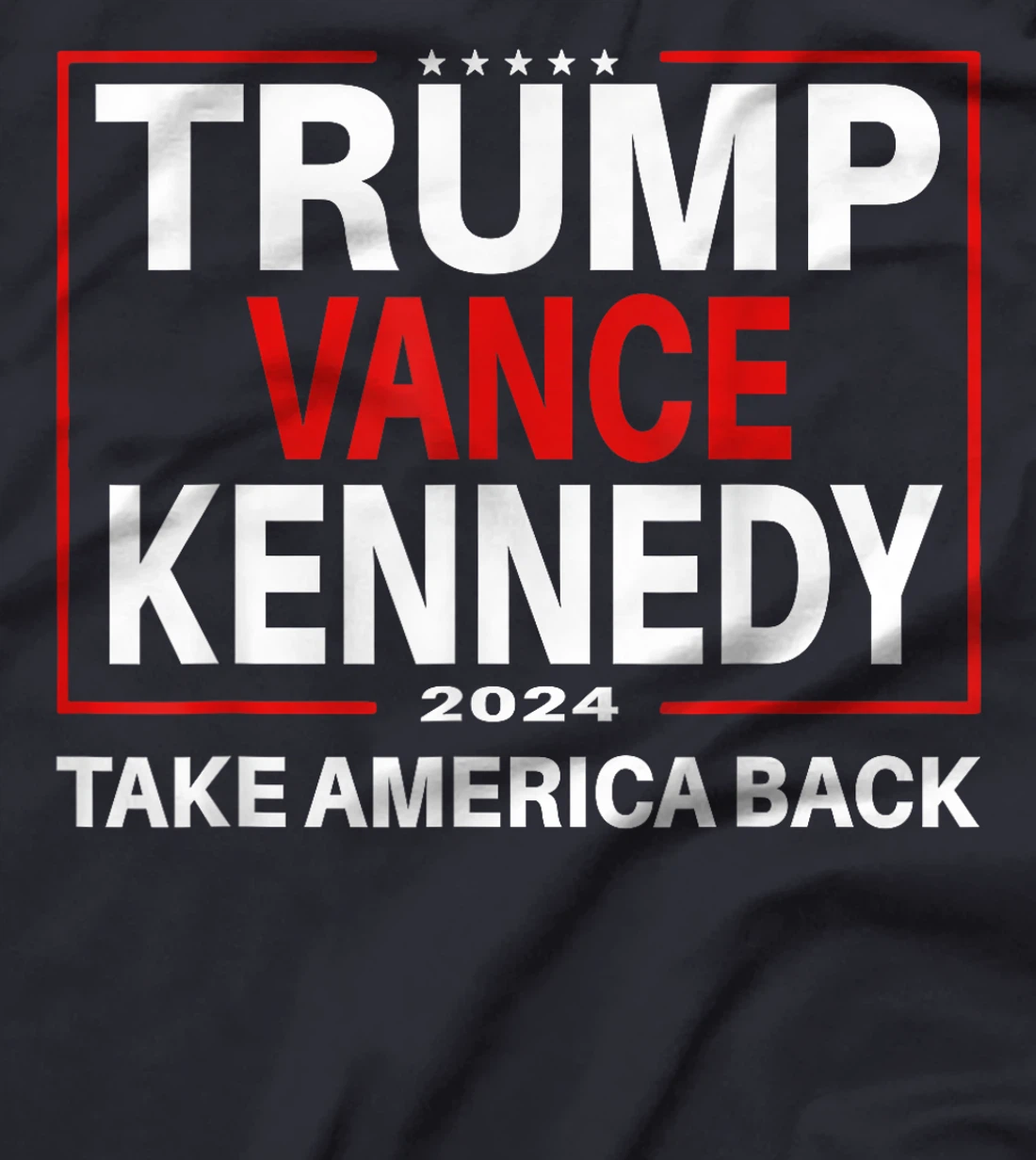 Trump Vance Kennedy take America back again T-Shirt