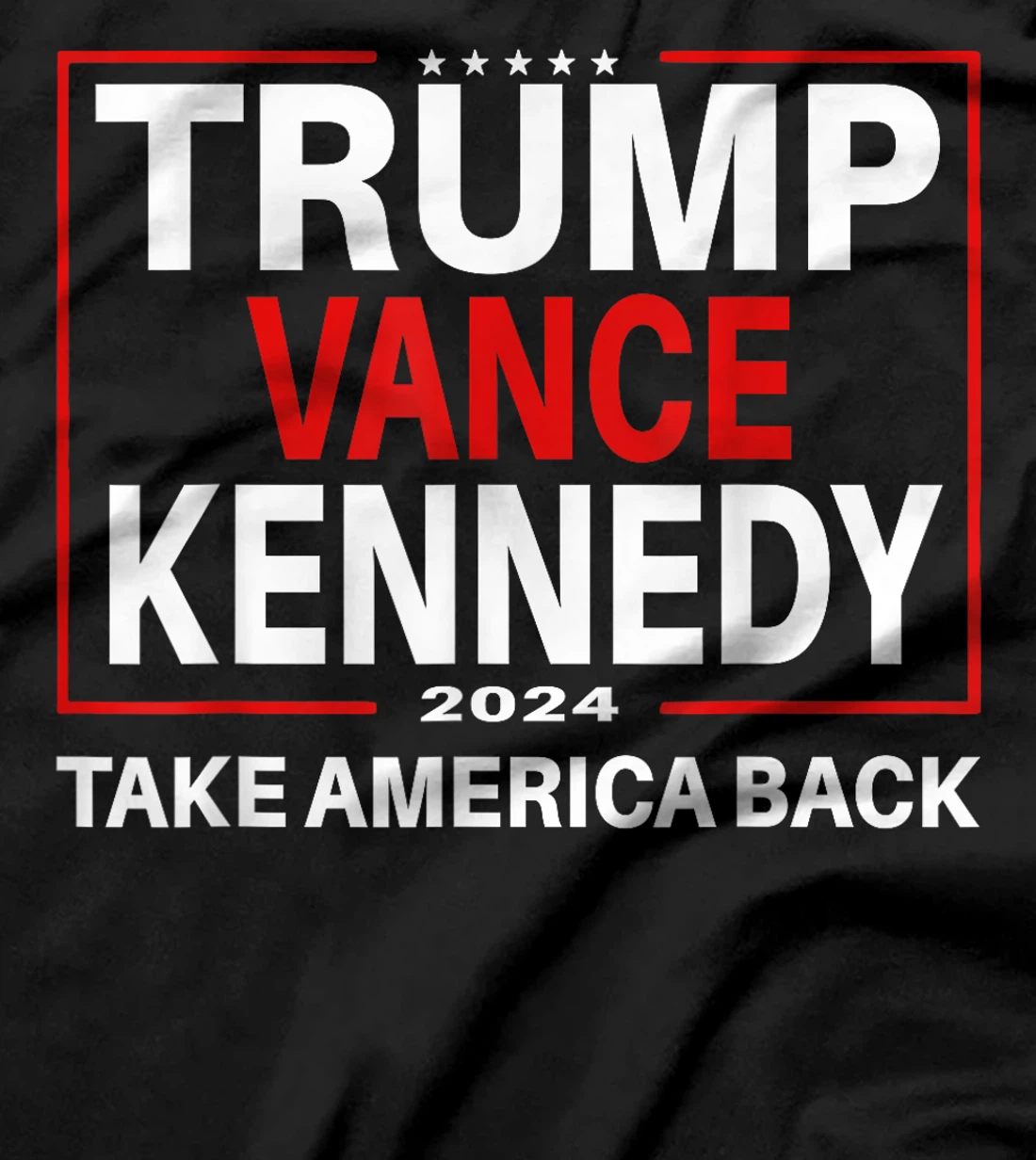 Trump Vance Kennedy take America back again T-Shirt