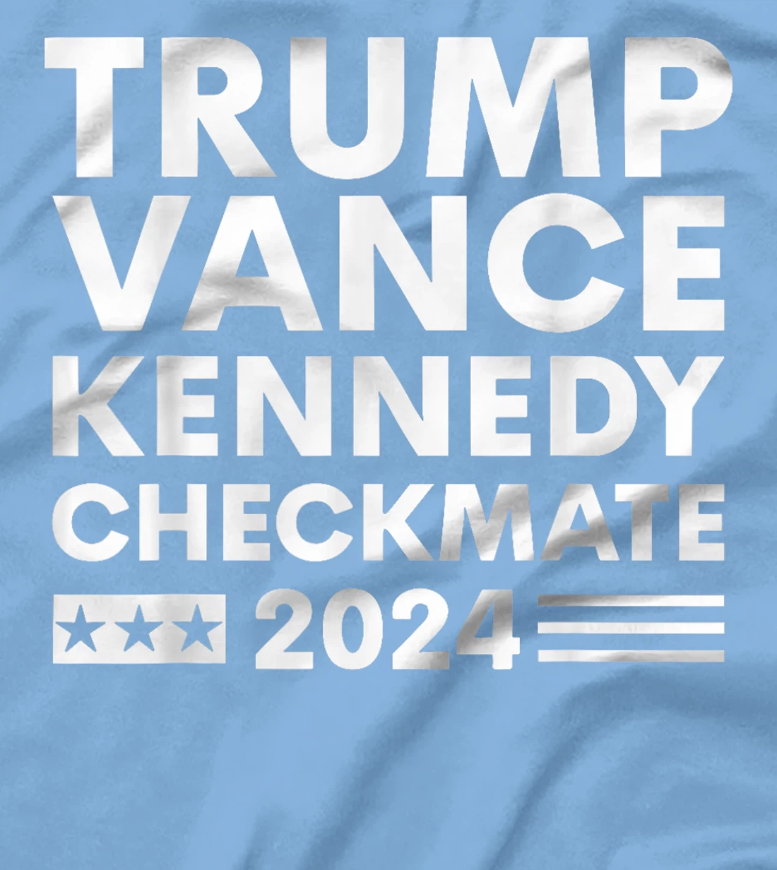Trump Vance Kennedy Checkmate 2024 Election Flag T-Shirt