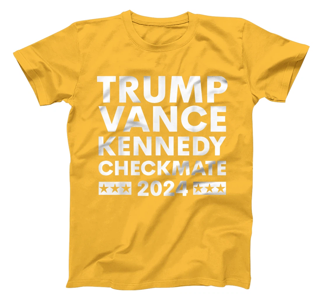 Trump Vance Kennedy Checkmate 2024 Election Flag T-Shirt