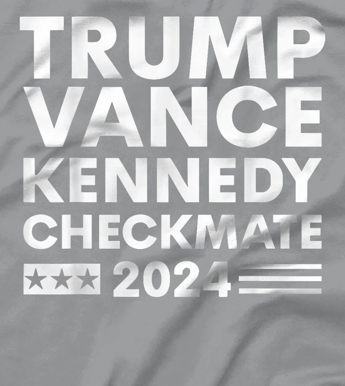 Trump Vance Kennedy Checkmate 2024 Election Flag T-Shirt