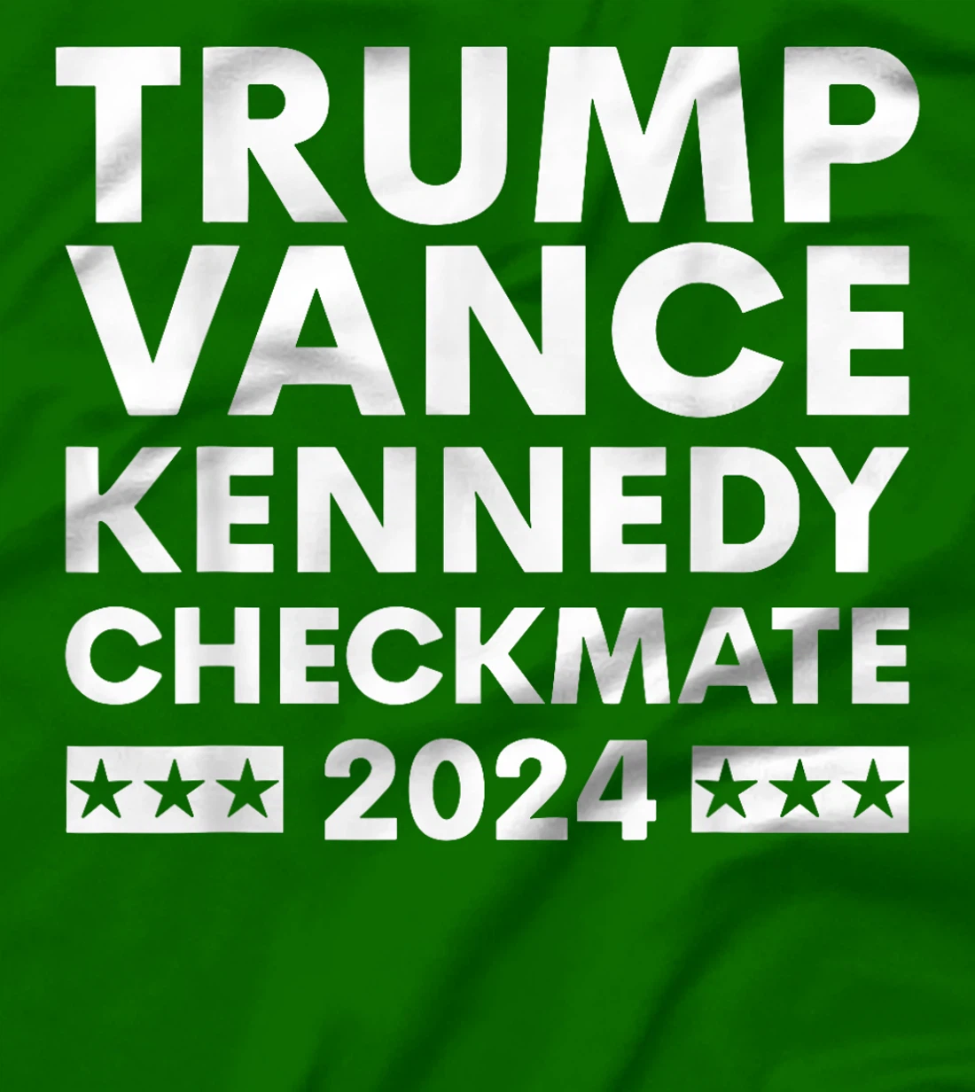 Trump Vance Kennedy Checkmate 2024 Election Flag T-Shirt