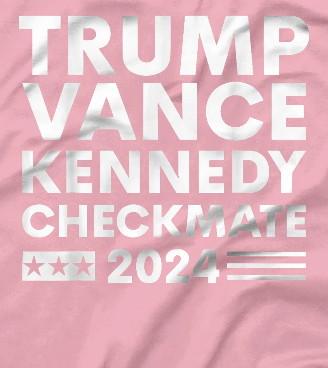 Trump Vance Kennedy Checkmate 2024 Election Flag T-Shirt