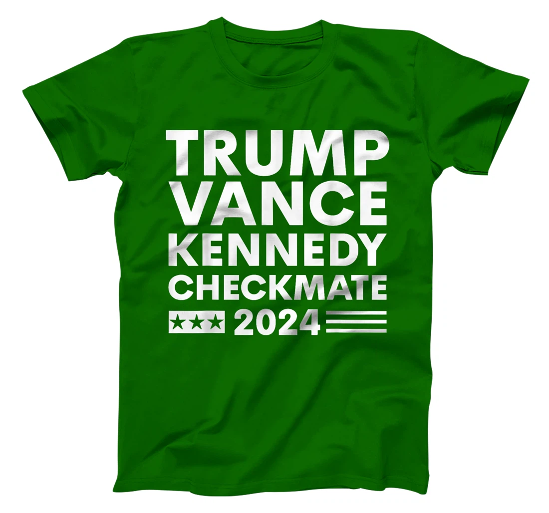 Trump Vance Kennedy Checkmate 2024 Election Flag T-Shirt