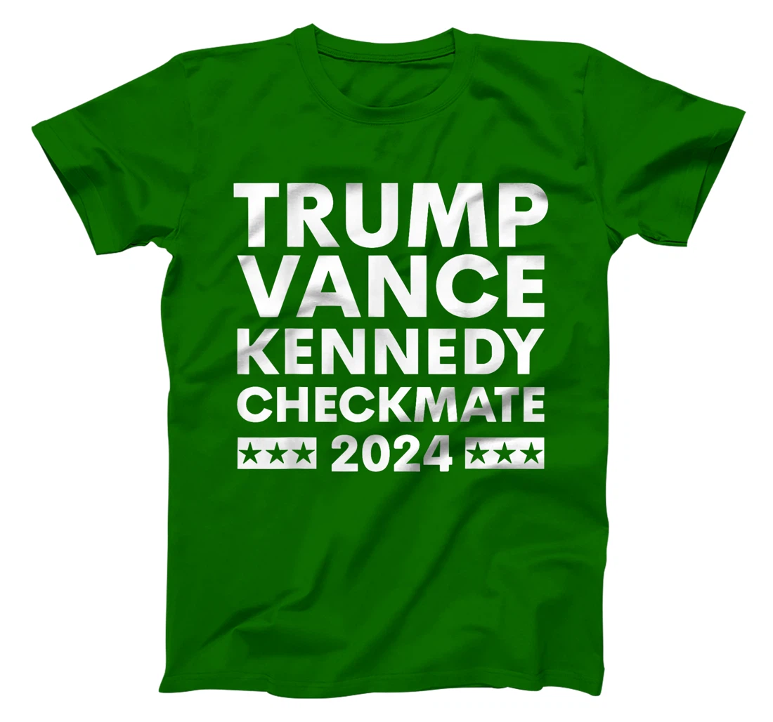 Trump Vance Kennedy Checkmate 2024 Election Flag T-Shirt
