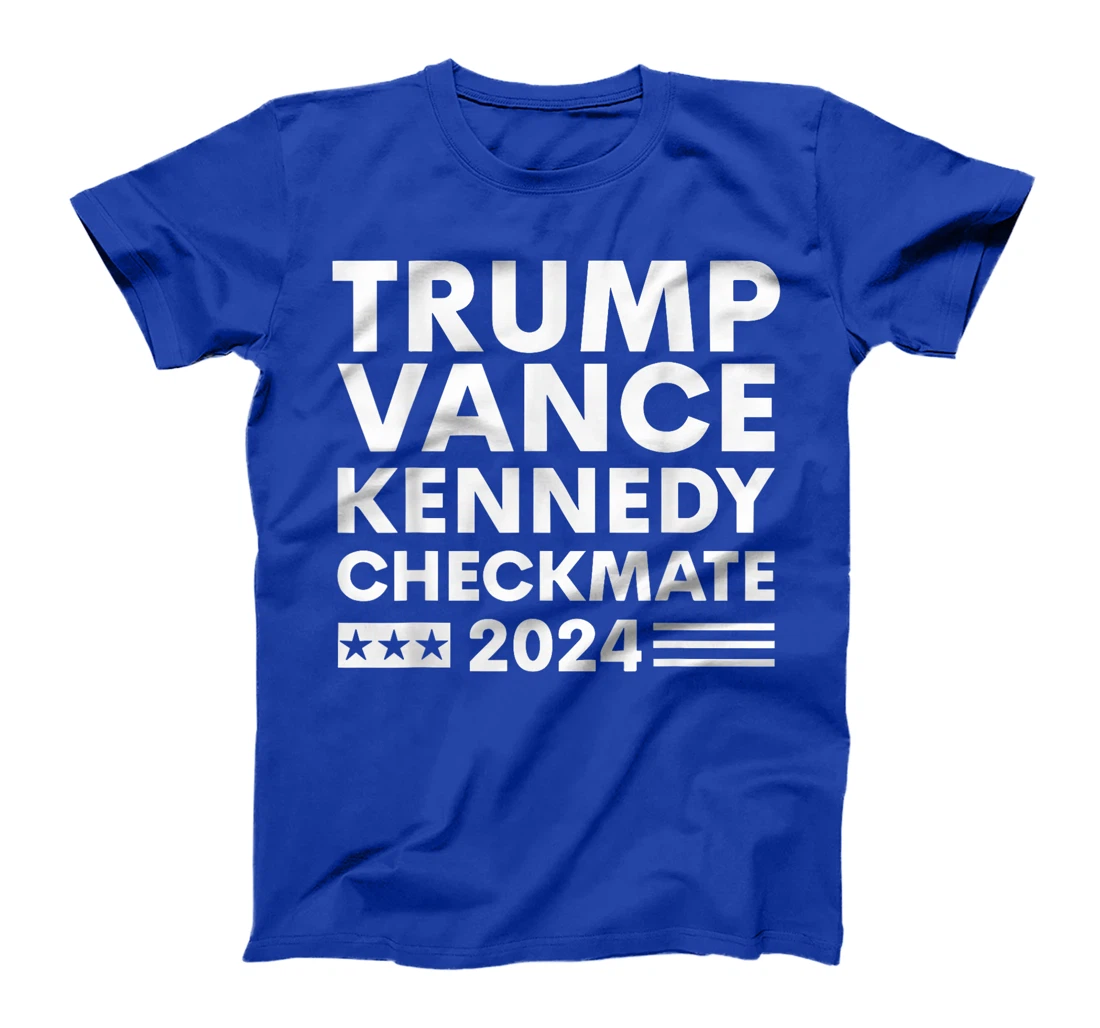 Trump Vance Kennedy Checkmate 2024 Election Flag T-Shirt