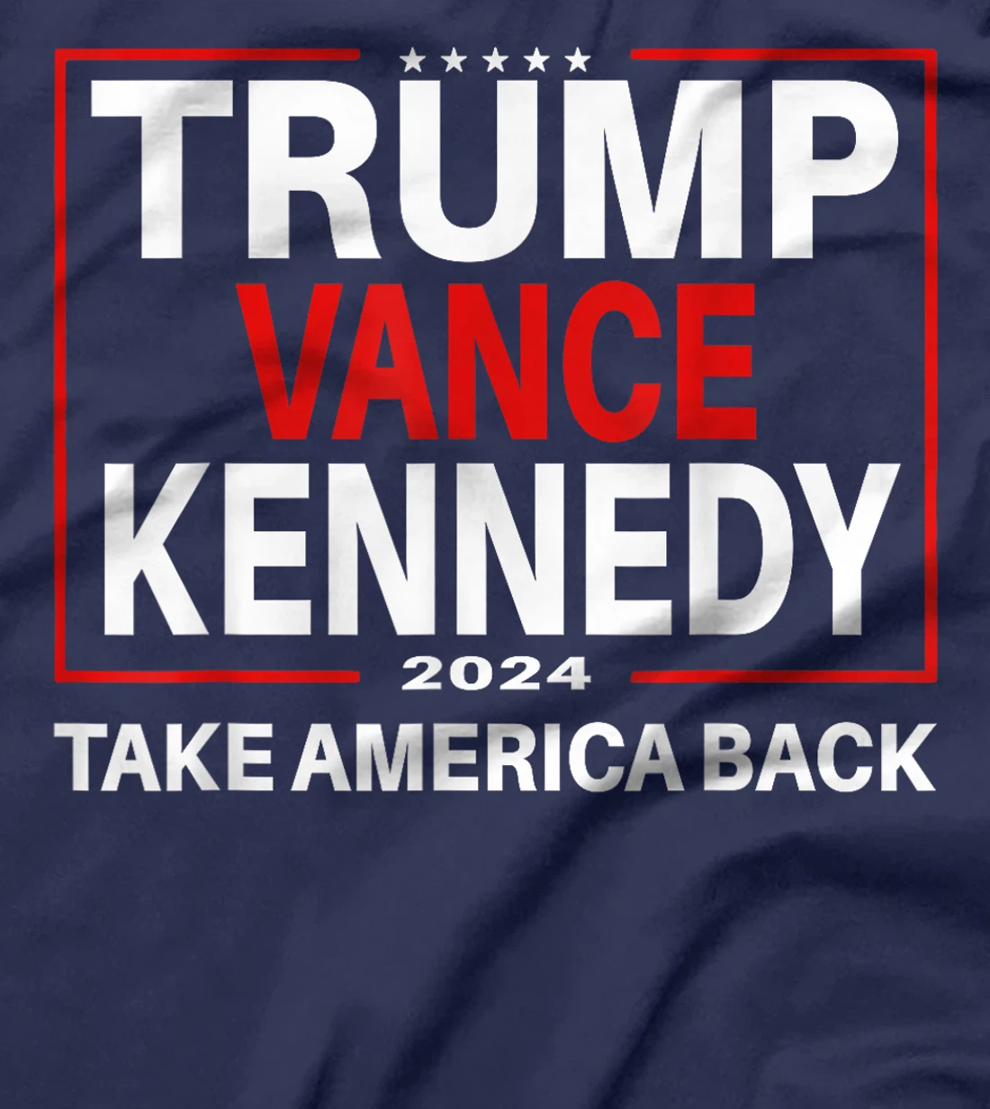 Trump Vance Kennedy take America back again T-Shirt
