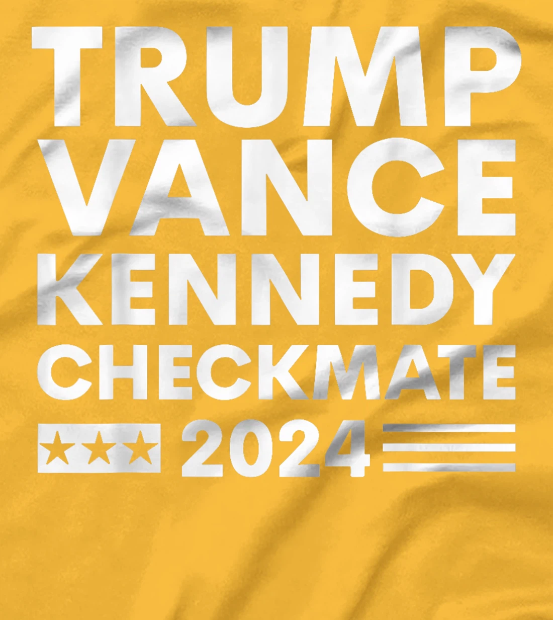 Trump Vance Kennedy Checkmate 2024 Election Flag T-Shirt