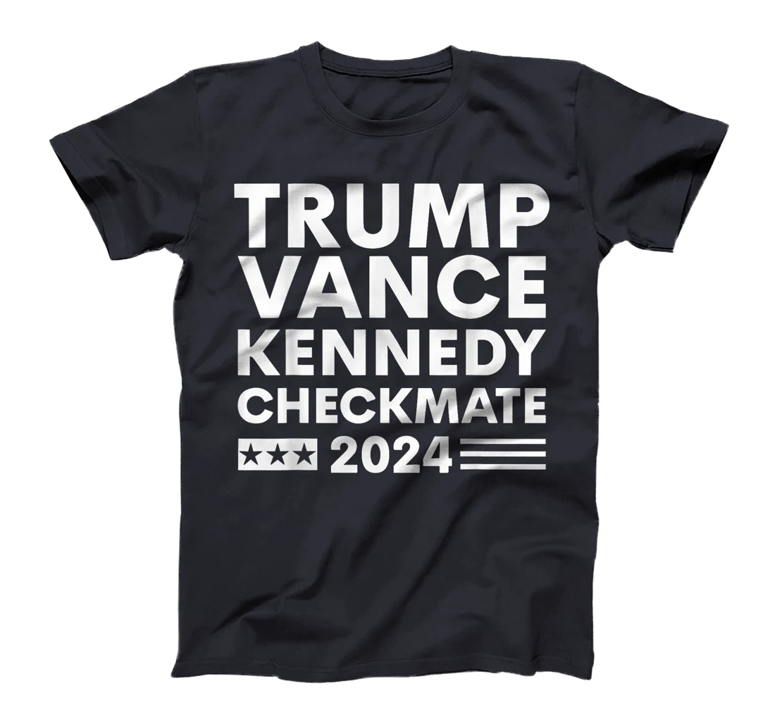 Trump Vance Kennedy Checkmate 2024 Election Flag T-Shirt