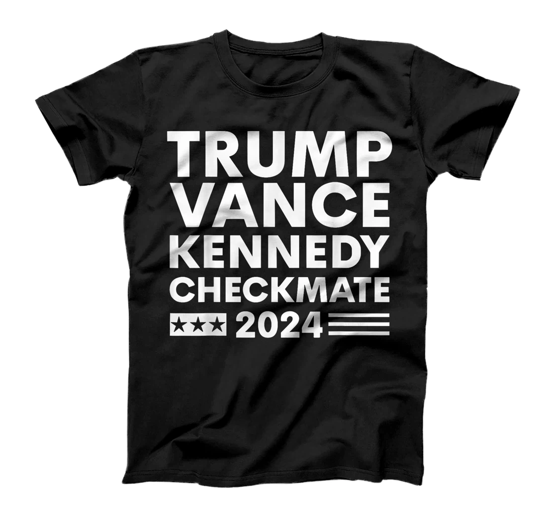 Trump Vance Kennedy Checkmate 2024 Election Flag T-Shirt
