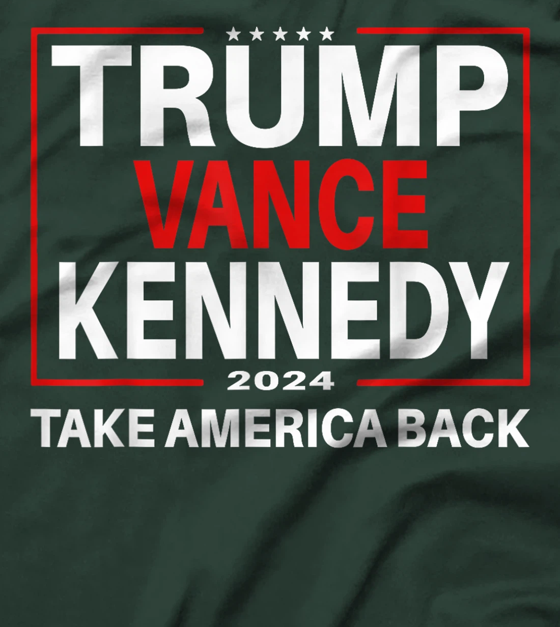 Trump Vance Kennedy take America back again T-Shirt