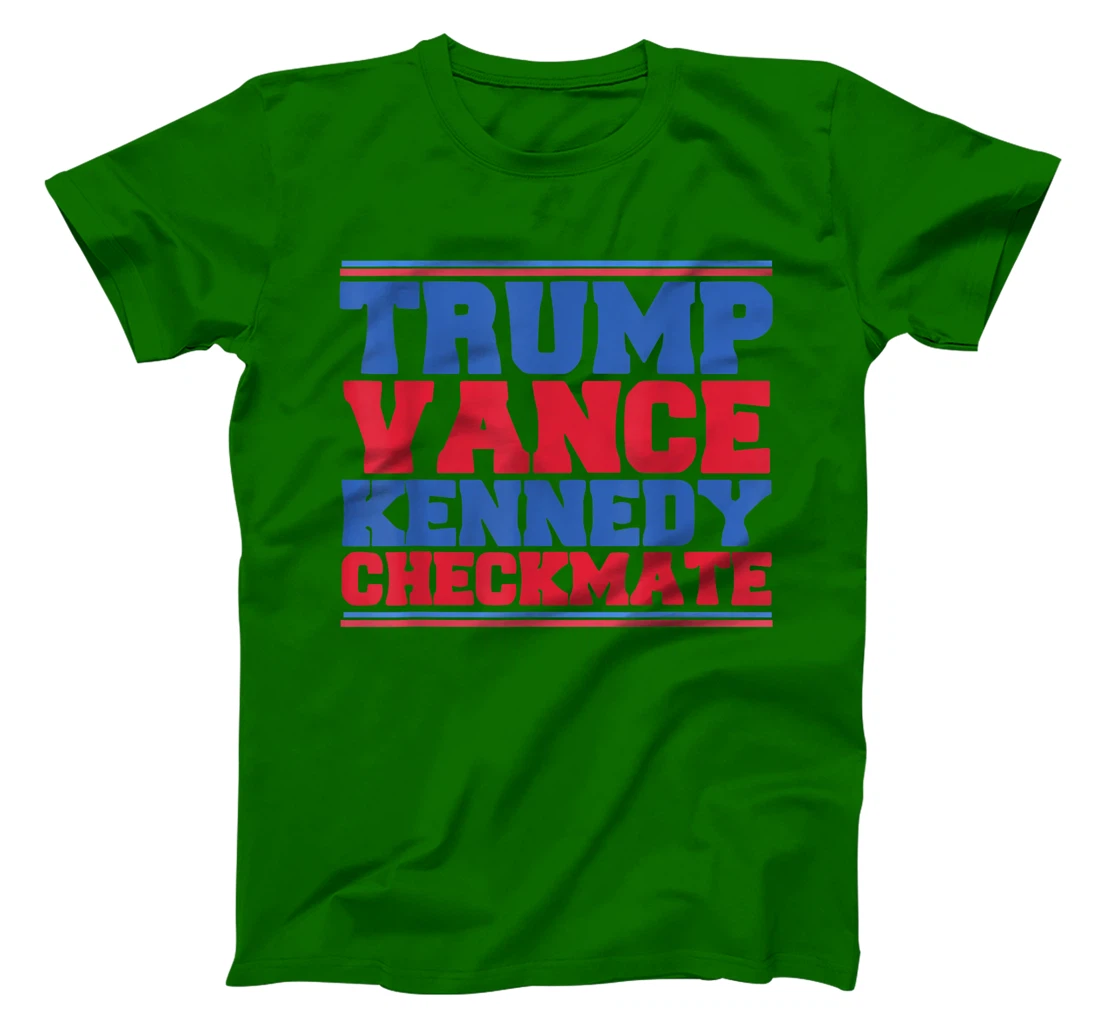 Trump Vance Kennedy Checkmate 2024 Election Flag T-Shirt