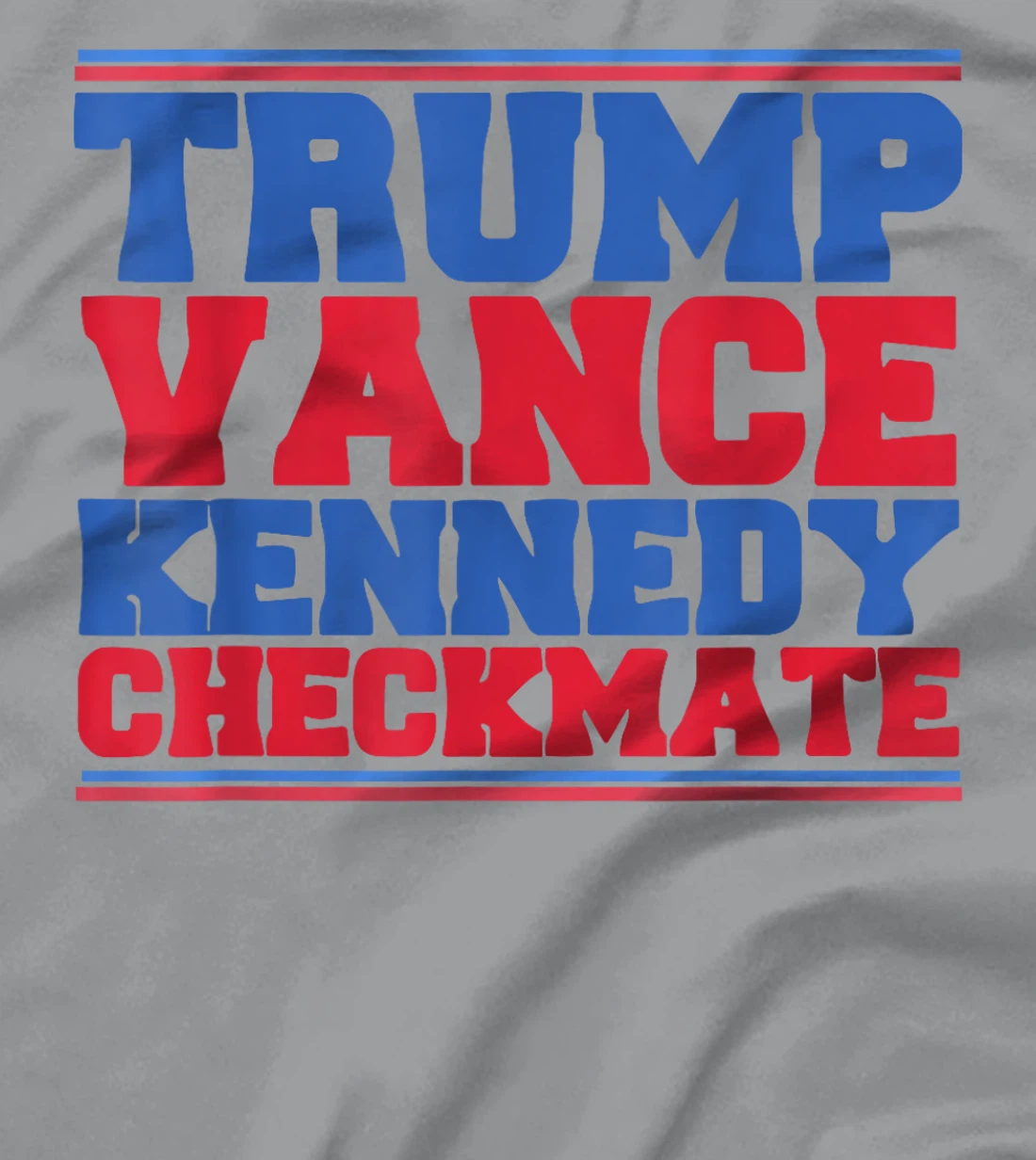Trump Vance Kennedy Checkmate 2024 Election Flag T-Shirt