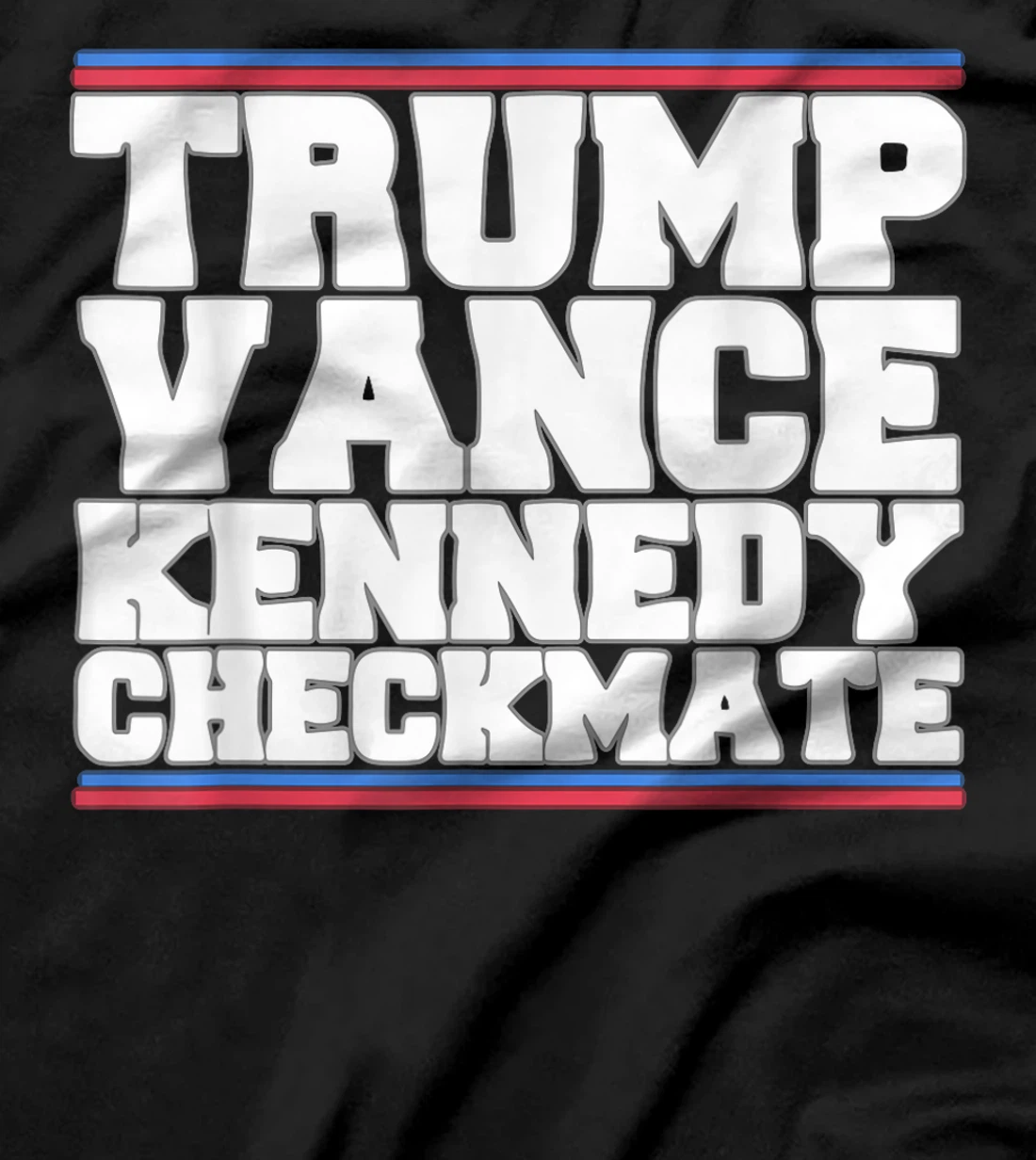 Trump Vance Kennedy Checkmate 2024 Election Flag T-Shirt