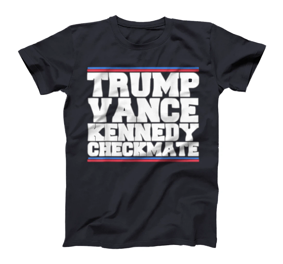 Trump Vance Kennedy Checkmate 2024 Election Flag T-Shirt