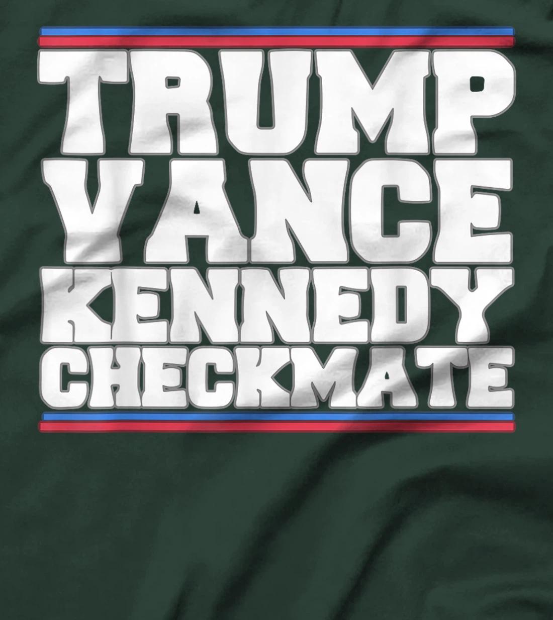 Trump Vance Kennedy Checkmate 2024 Election Flag T-Shirt