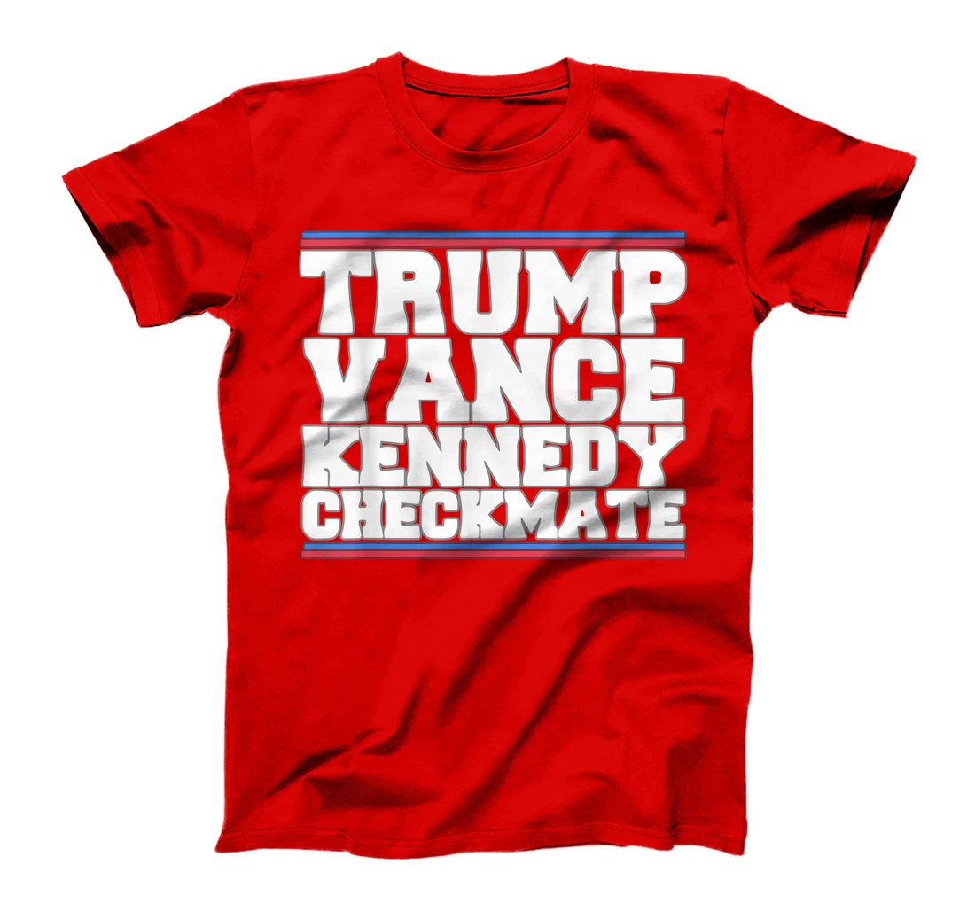 Trump Vance Kennedy Checkmate 2024 Election Flag T-Shirt