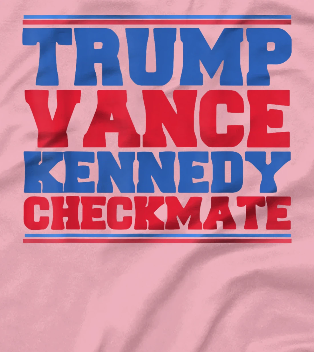 Trump Vance Kennedy Checkmate 2024 Election Flag T-Shirt