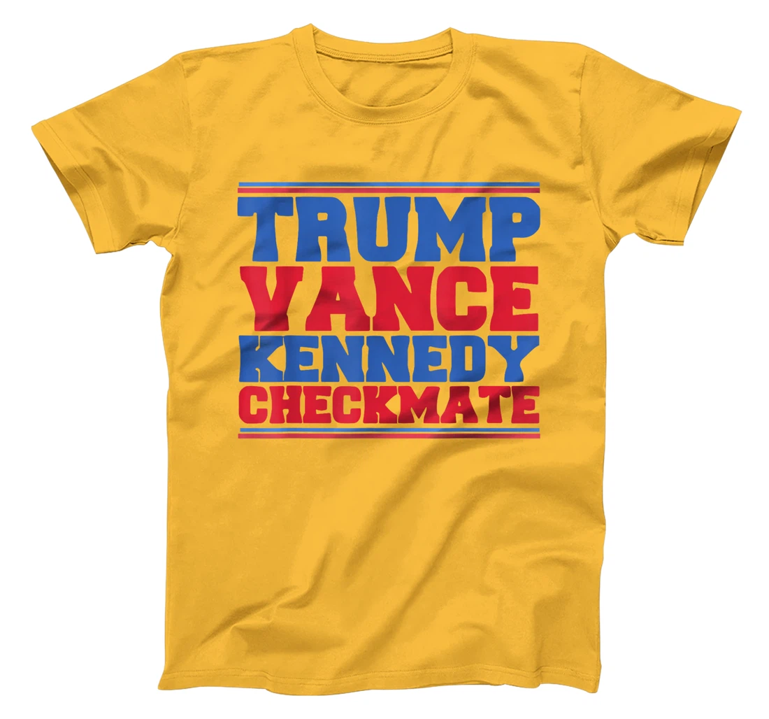 Trump Vance Kennedy Checkmate 2024 Election Flag T-Shirt